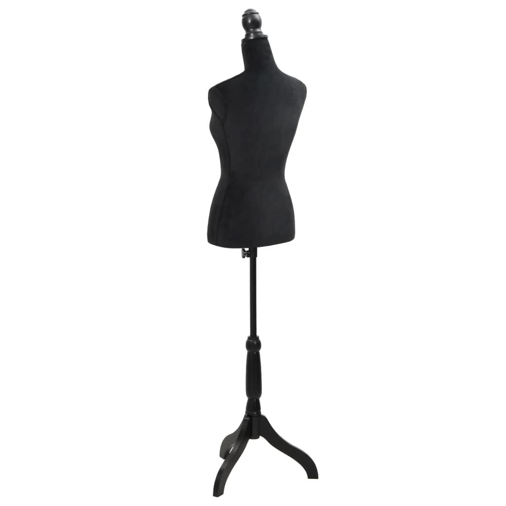 Ladies Bust Display Black Female Dressmakers Dummy Mannequin