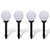 Outdoor Pathway Lamps 4 pcs LED 15 cm with Ground Spike