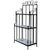 Plant Stand Plant Display Blue White Mosaic Pattern