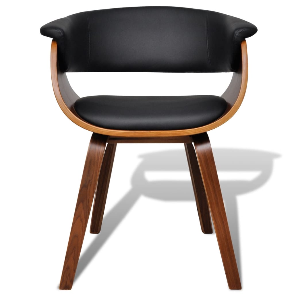 Dining Chairs 6 pcs Bent Wood and Faux Leather