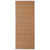 Rectangular Brown Bamboo Rug 120 x 180 cm