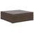 8 Piece Garden Lounge Set with Cushions Poly Rattan Brown