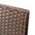 3 Piece Garden Lounge Set with Cushions Poly Rattan Brown
