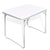 Foldable Camping Table with Metal Frame 80 x 60 cm