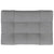 Pallet Cushion 120x80x12 cm Grey Fabric