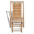 Outdoor Deck Chair with Footrest Bamboo