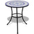 Bistro Table Blue and White 60 cm Mosaic