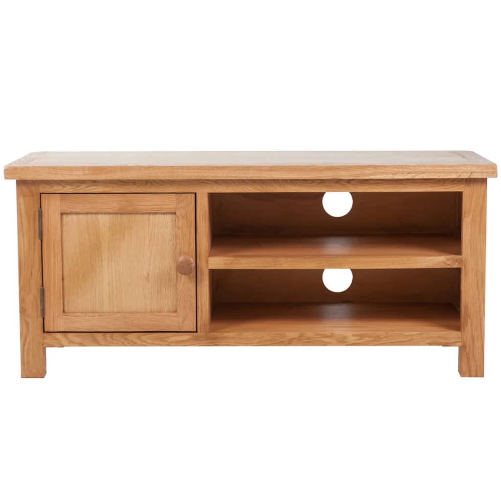 TV Cabinet 103 x 36 x 46 cm Solid Oak Wood