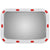 Convex Traffic Mirror Rectangle 40 x 60 cm with Reflectors