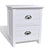 Nightstand 2 pcs with 2 Drawers White