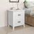 Nightstand 2 pcs with 2 Drawers White