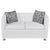Sofa 2-Seater Artificial Leather White