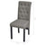 Dining Chairs 2 pcs Light Grey Fabric