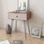 Nightstand with 1 Drawer Rectangular Brown