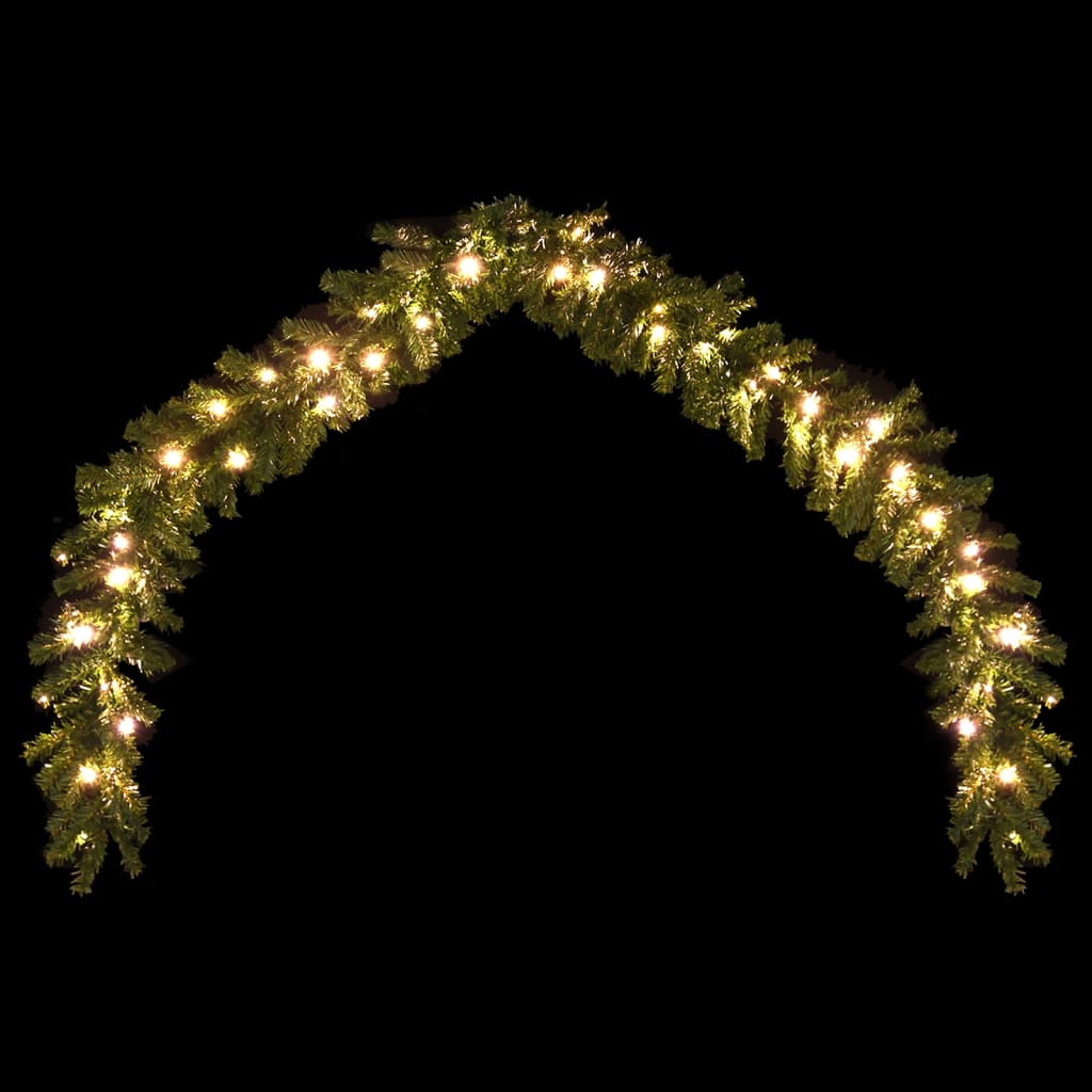Christmas Garland with LED Lights 5 m