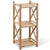 3-Tier Square Bamboo Shelf