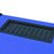 10-Player Poker Table with Dealer Area and Chip Tray Blue