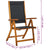 7 Piece Outdoor Dining Set Solid Acacia Wood