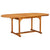 7 Piece Outdoor Dining Set Solid Acacia Wood