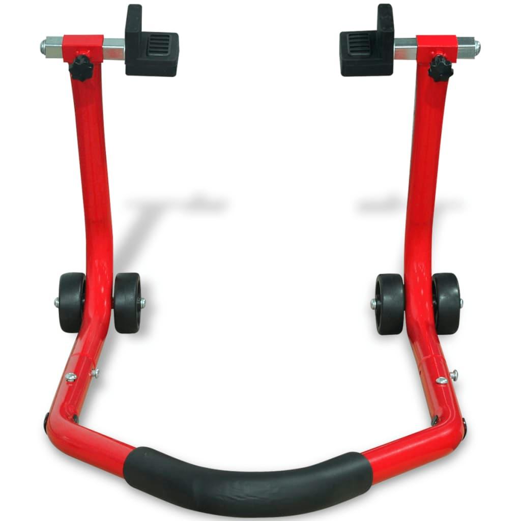 Motorcycle Rear Paddock Stand Red