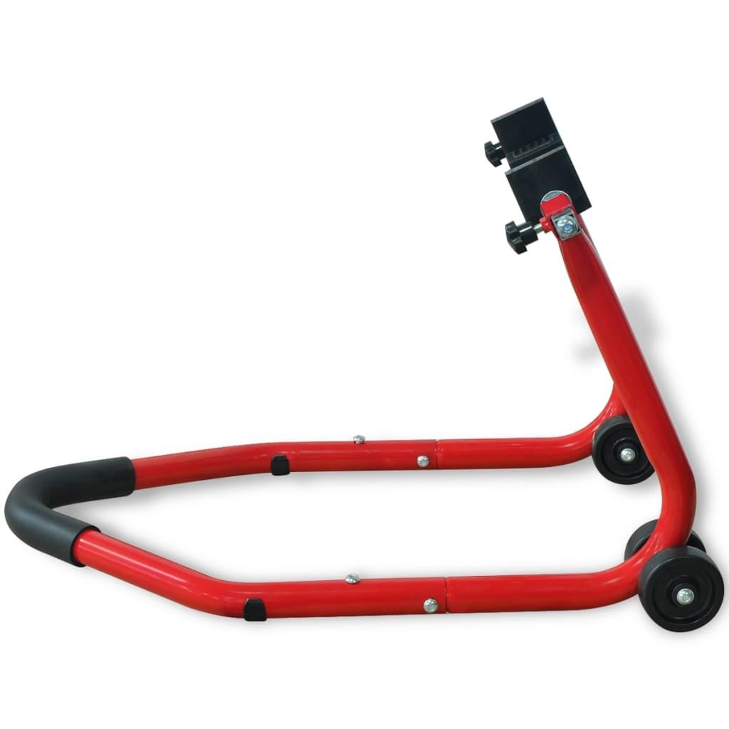 Motorcycle Rear Paddock Stand Red