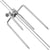 BBQ Rotisserie Spit with Professional Motor Steel 900 mm