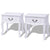 Bedside Cabinets 2 pcs MDF White