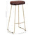 Gavin Bar Stools 2 pcs Solid Mango Wood