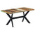 Dining Table 160x80x75 cm Solid Reclaimed Wood