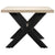 Dining Table 140x70x75 Cm Solid Bleached Mango Wood