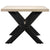 Dining Table 140x70x75 cm Solid Bleached Mango Wood