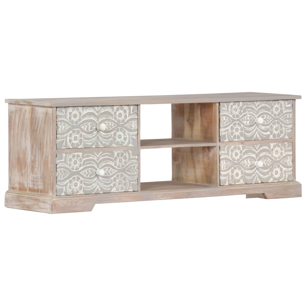 TV Cabinet 120x30x40 cm Solid Acacia Wood