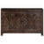 Sideboard with Carved Design 110x35x70 cm Solid Mango Wood