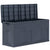 Garden Storage Box 320 L Black