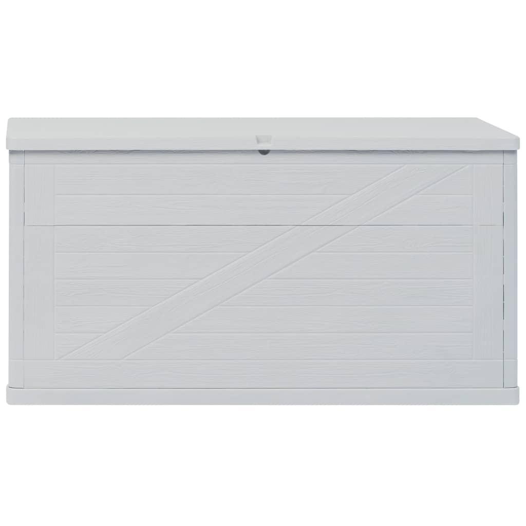 Garden Storage Box 420 L Light Grey