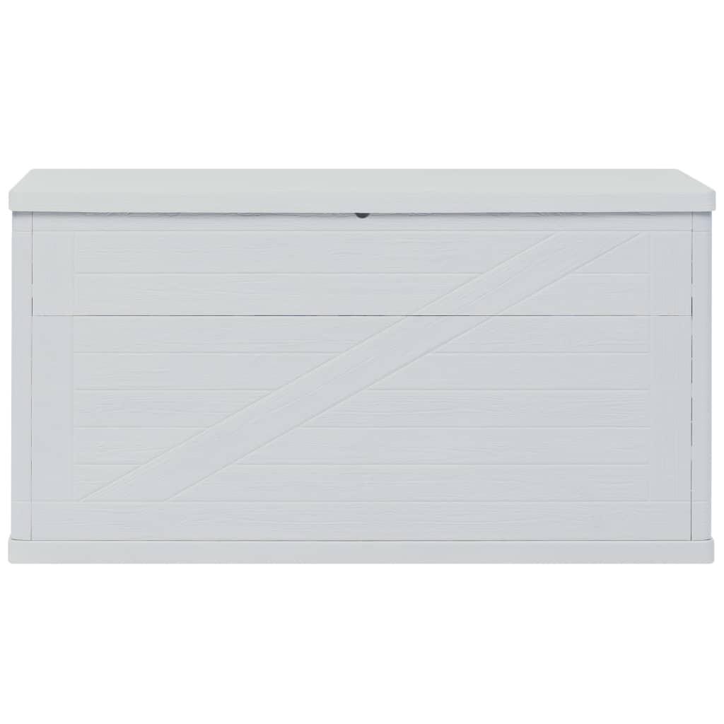 Garden Storage Box 420 L Light Grey