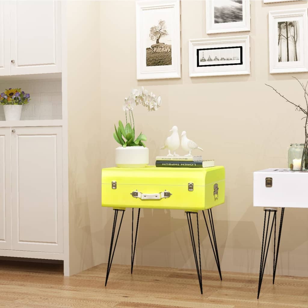 Bedside Cabinets 2 pcs 49.5x36x60 cm Yellow