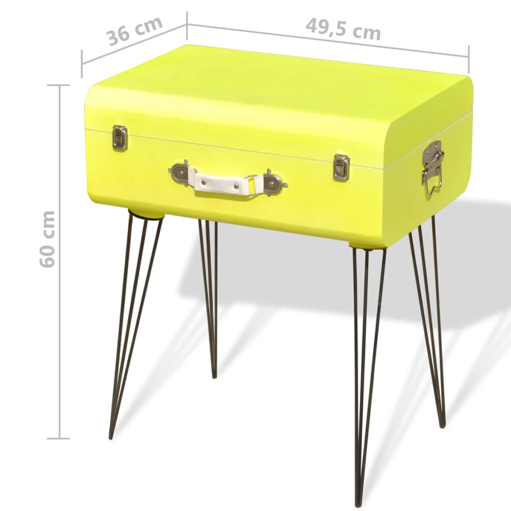 Bedside Cabinets 2 pcs 49.5x36x60 cm Yellow