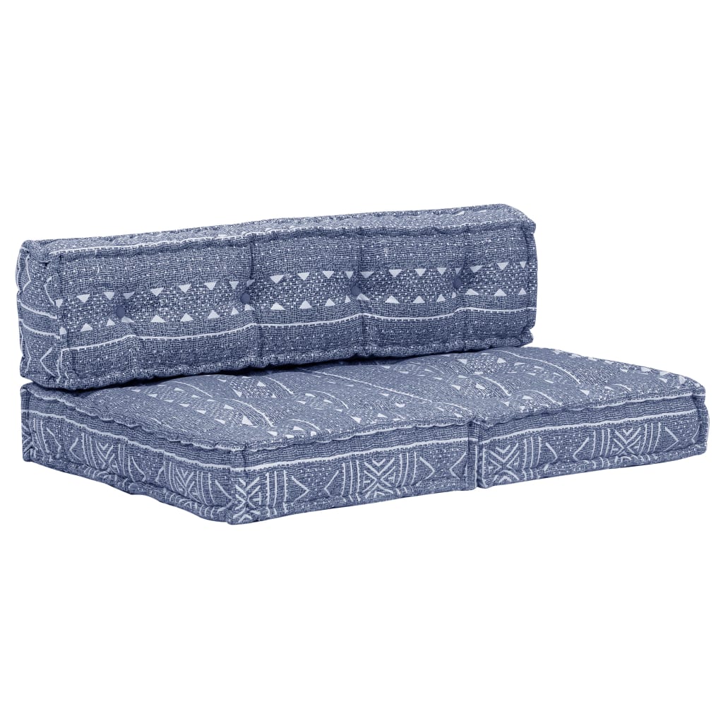 Pouffe Indigo Fabric