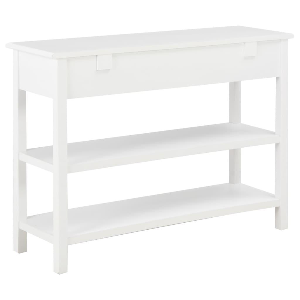 Sideboard White 110x35x80 cm MDF