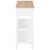 Sideboard White 110x35x80 cm MDF