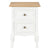 Bedside Cabinet 2 pcs White 35x30x49 cm MDF