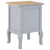 Bedside Cabinets 2 pcs Grey 35x30x49 cm MDF