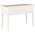Writing Desk White 109.5x45x77.5 cm Wood