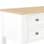 Writing Desk White 109.5x45x77.5 cm Wood