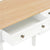 Writing Desk White 109.5x45x77.5 cm Wood