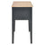 Writing Desk Black 109.5x45x77.5 cm Wood
