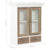 Wall Cabinet White 49x22x59 cm Engineered Wood