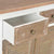 Sideboard White 60x30x80 cm Solid Wood