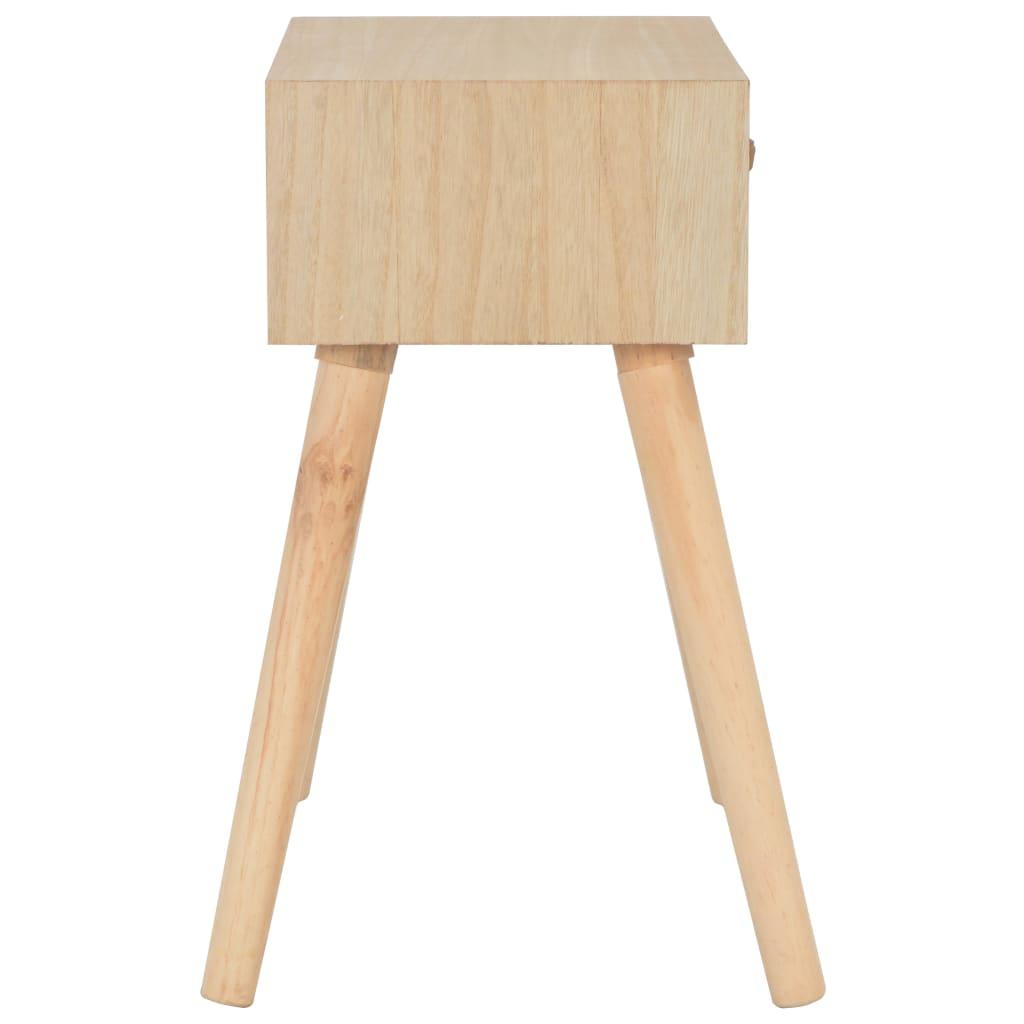 Bedside Cabinet with Drawer 44x30x58 cm Solid Wood